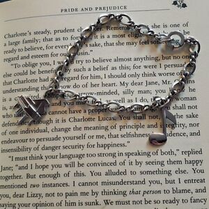 Sterling Silver Music Keychain